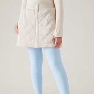 NWOT - Athleta Girl Toasty Buns Metallic Skirt